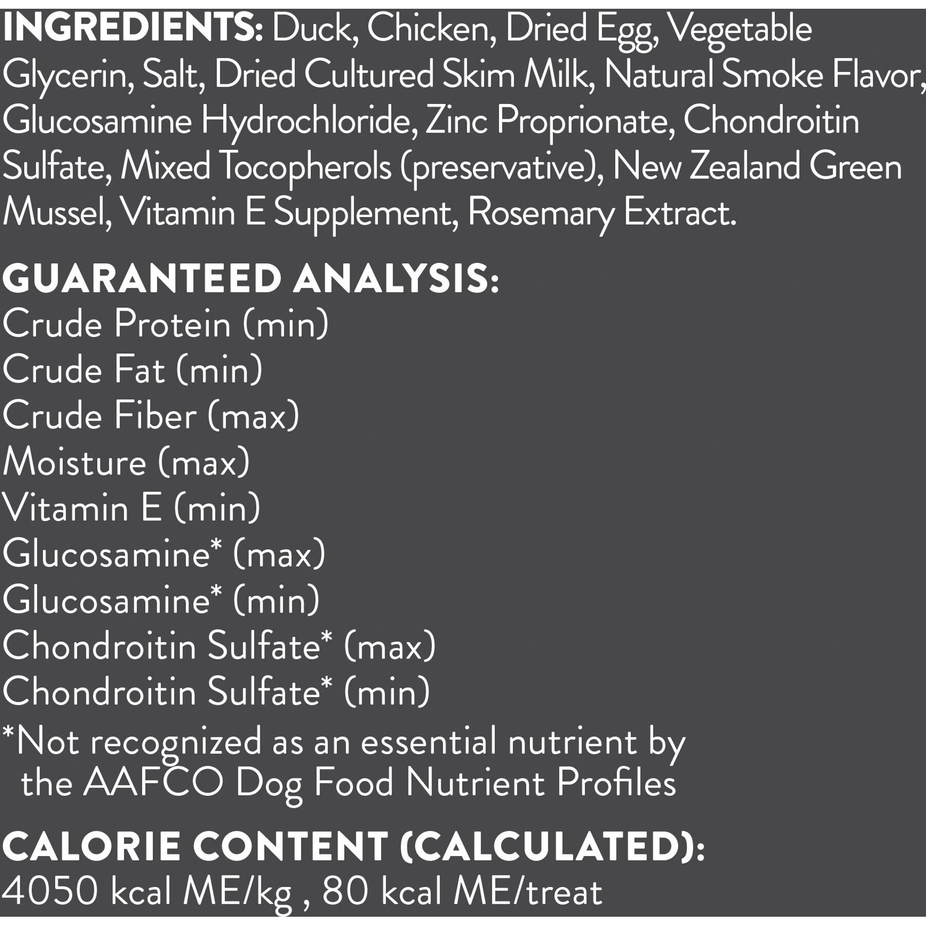 Dogswell Grillers Hip & Joint Duck Recipe Grain-Free Dog Treats
