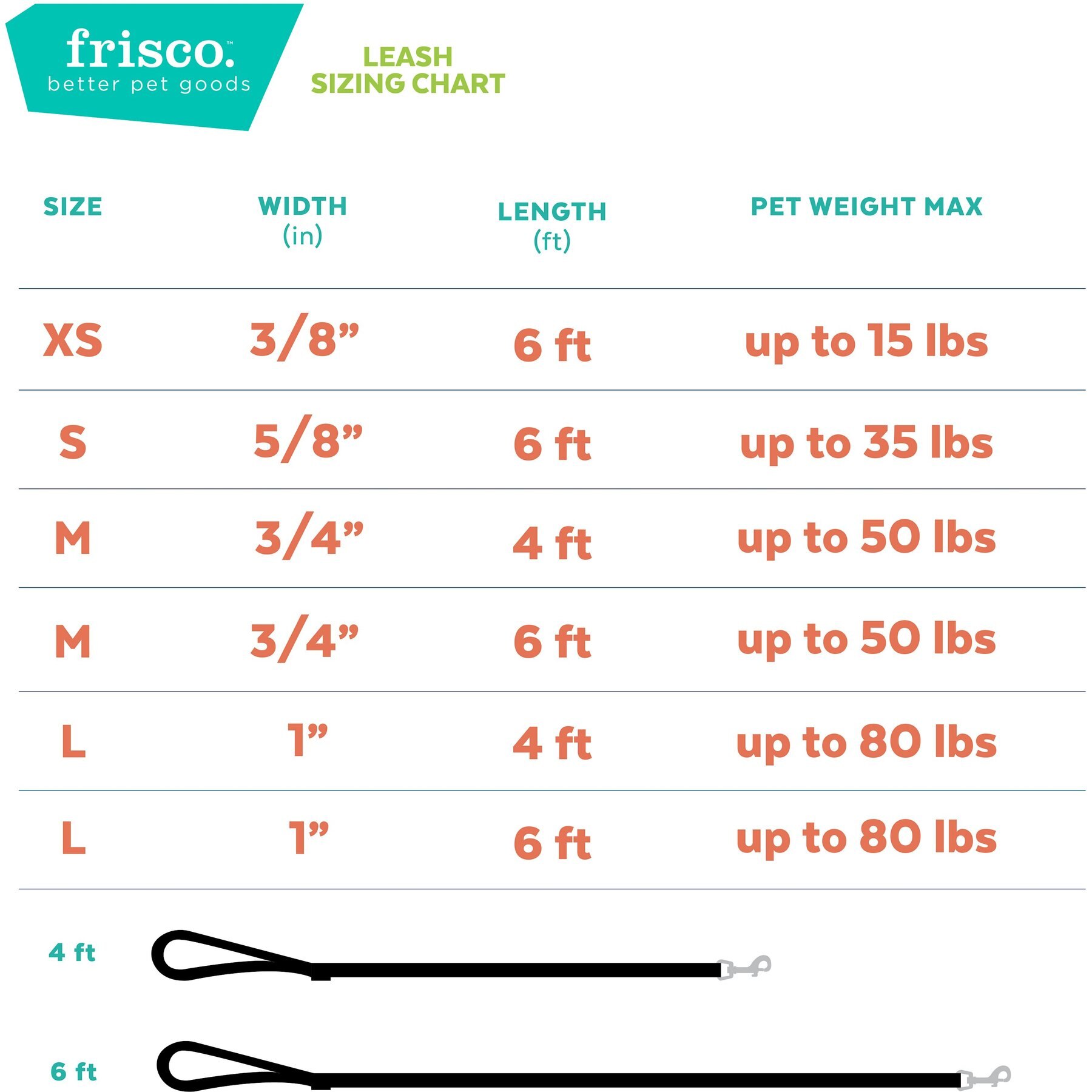 Frisco Solid Nylon Dog Leash Free shipping