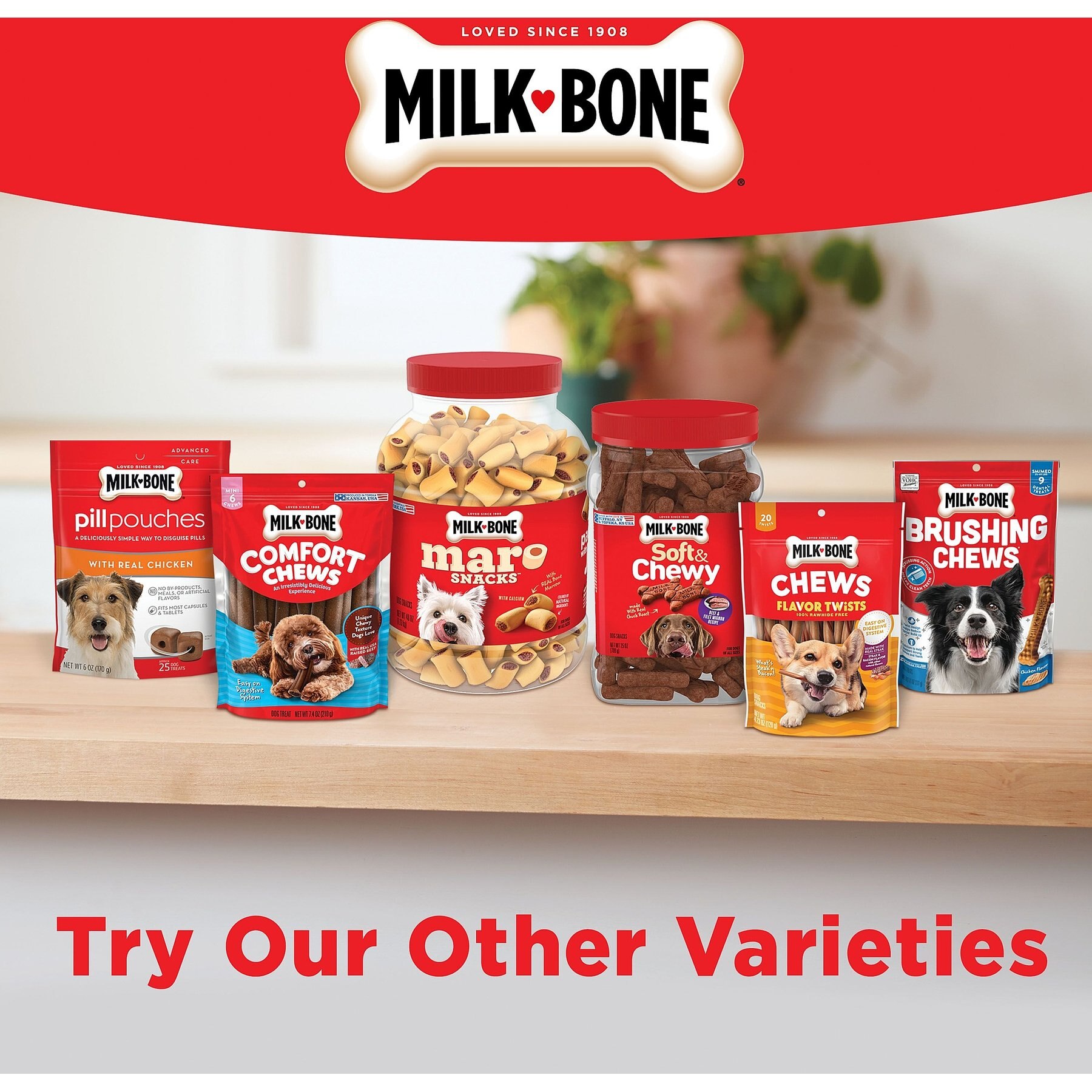 Milk-Bone Original Brushing Chews Daily Dental Dog Treats