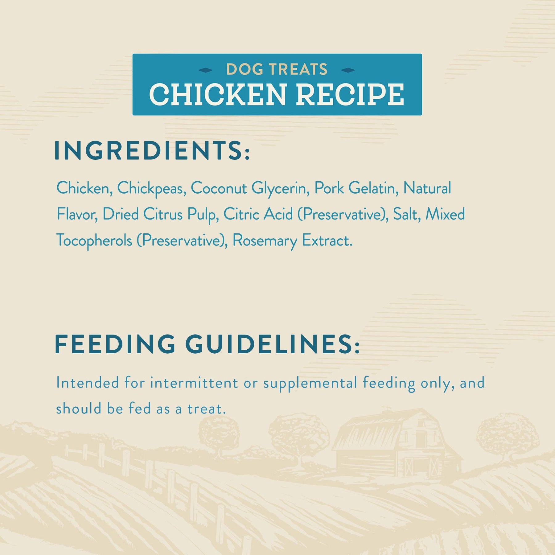 True Acre Foods Chicken Recipe Mini-Training Rewards Grain-Free Soft & Chewy Dog Treats