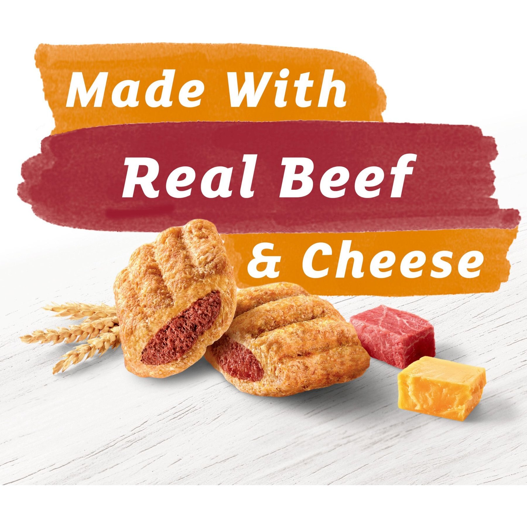 Purina Beneful Baked Delights Hugs with Real Beef & Cheese Dog Treats