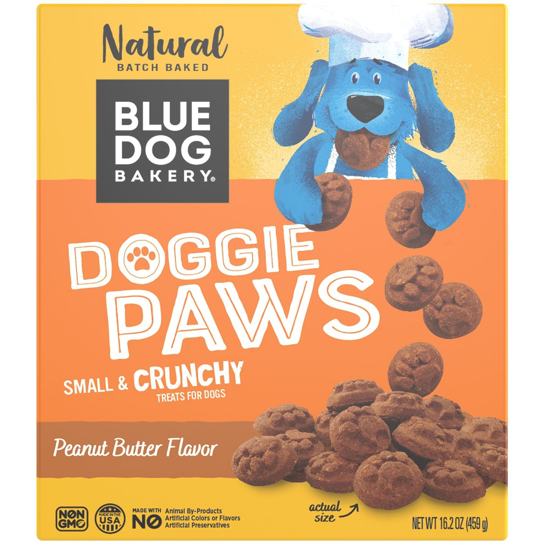 Blue Dog Bakery Doggie Paws Peanut Butter Dog Treats
