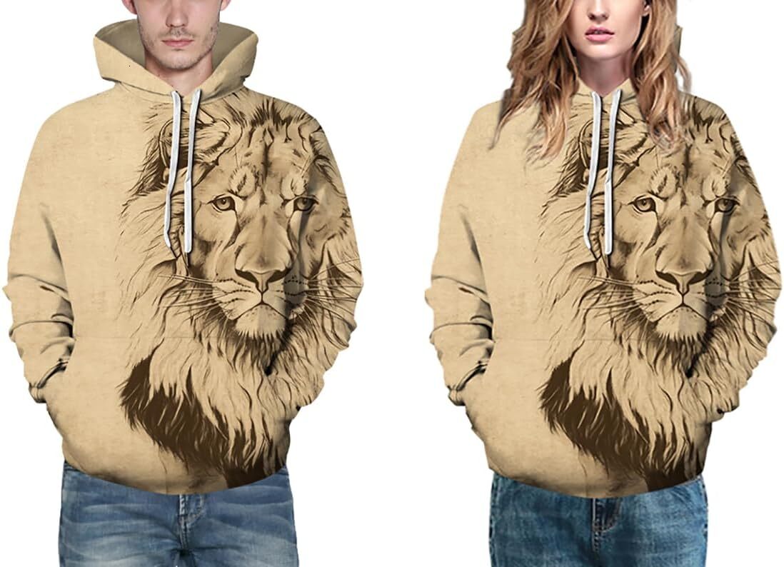 Hoodie for Mens Hoodie 3D Printed Pullover Hooded Sweatshirt Cool Outfits With Pockets Graphic Hoodies sweatshirt cool nice