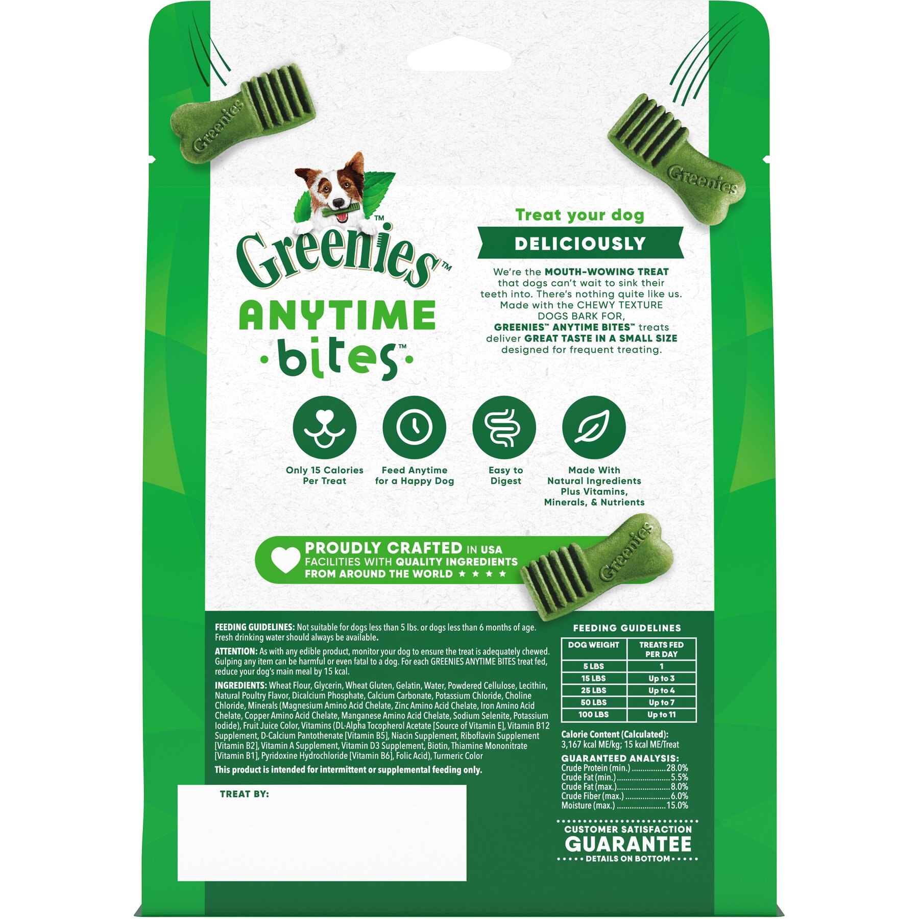 Greenies Anytime Bites Original Chicken Flavor Soft & Chewy Dog Treats