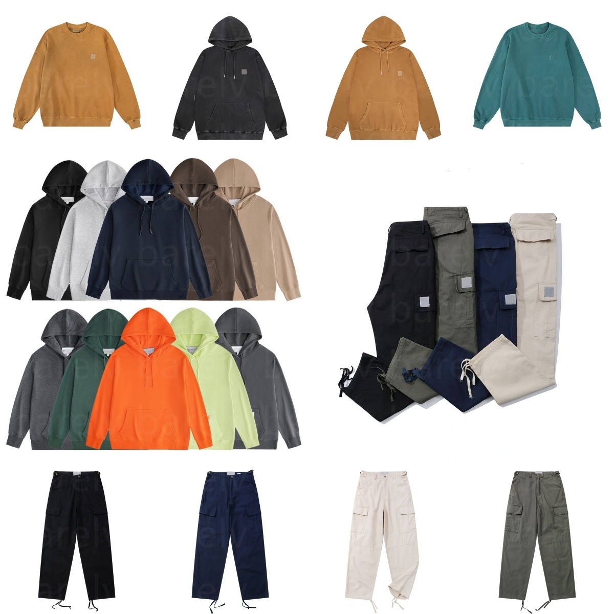 Designer hoodie men sweatshirt Fleece hooded sweater hoody women pullover jacket Loose hoodies Breathable cargo pants S-XL
