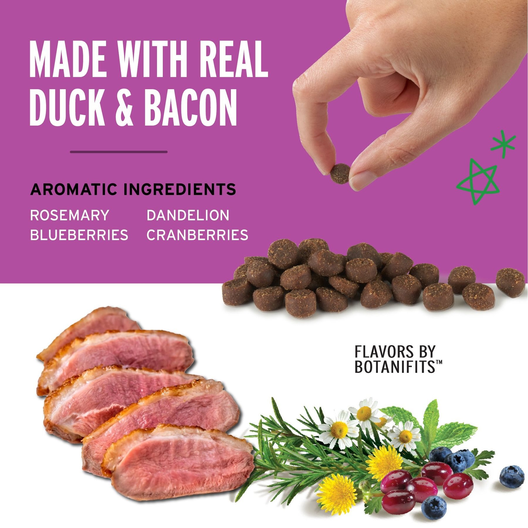 Pet Botanics Mini Training Reward Duck & Bacon Flavor Grain-Free Dog Treats