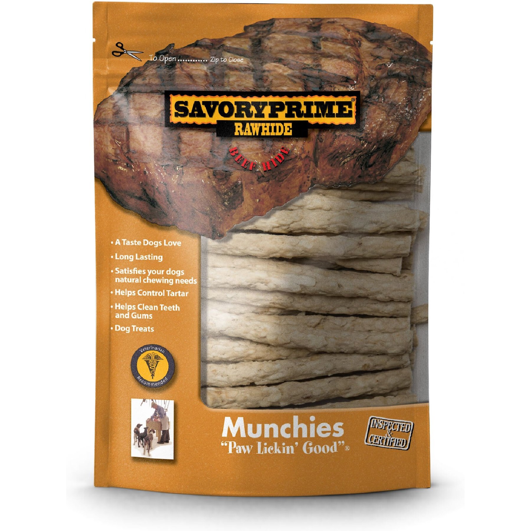 Savory Prime Rawhide Munchies Sticks 5" Dog Treats