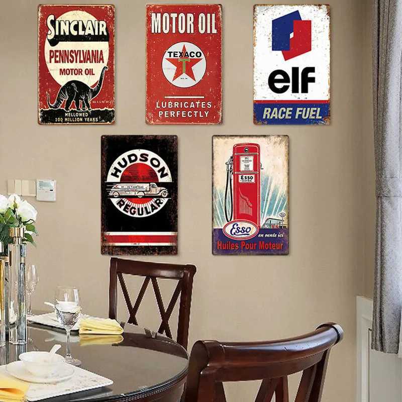 NEW Metal Wall Signsvintage Room Decorative Metal Plate Deco Garage Vintage Posters Motorcycle Garage Vintage Decor FG01XJ241120