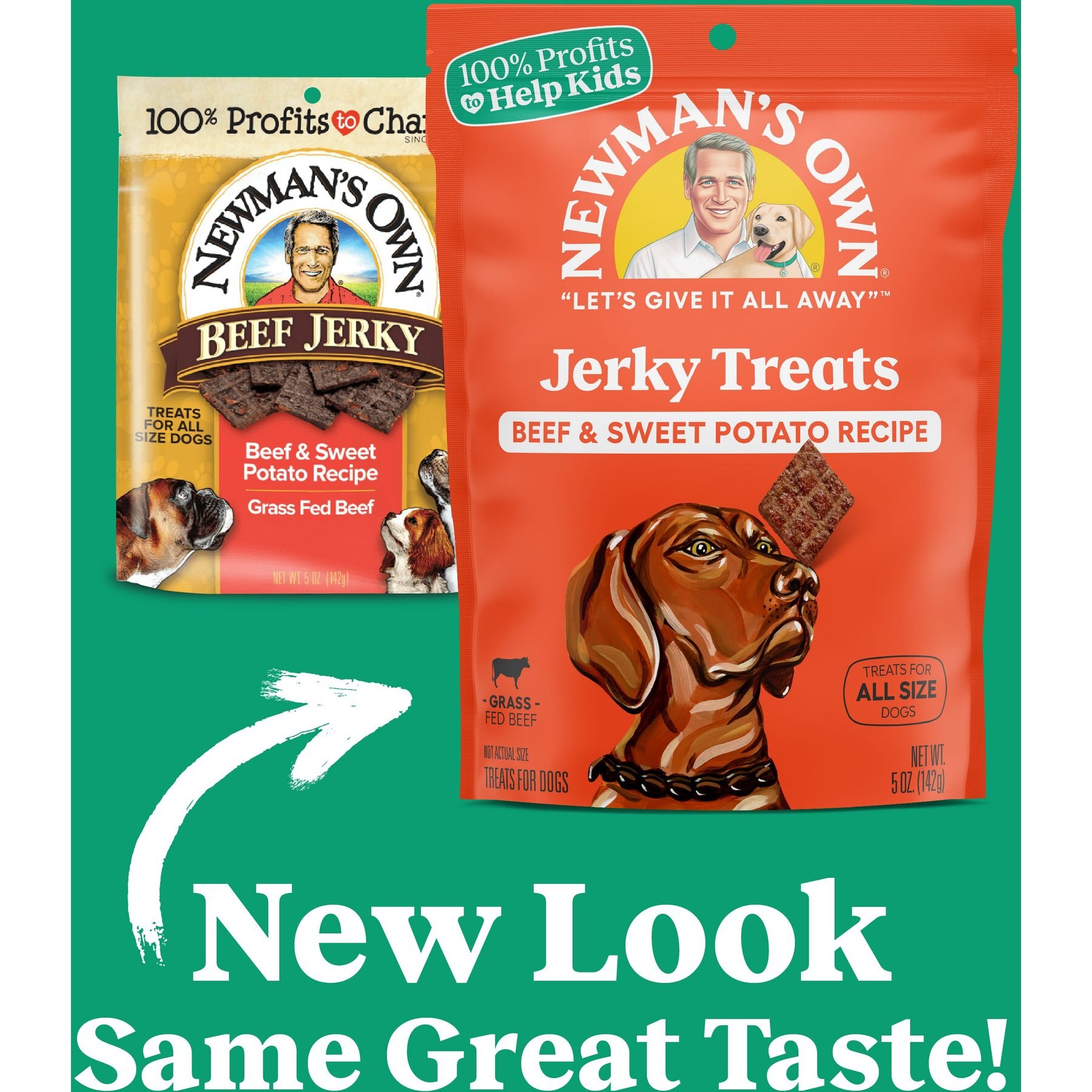 Newman's Own Beef Jerky Beef & Sweet Potato Recipe Dog Treats