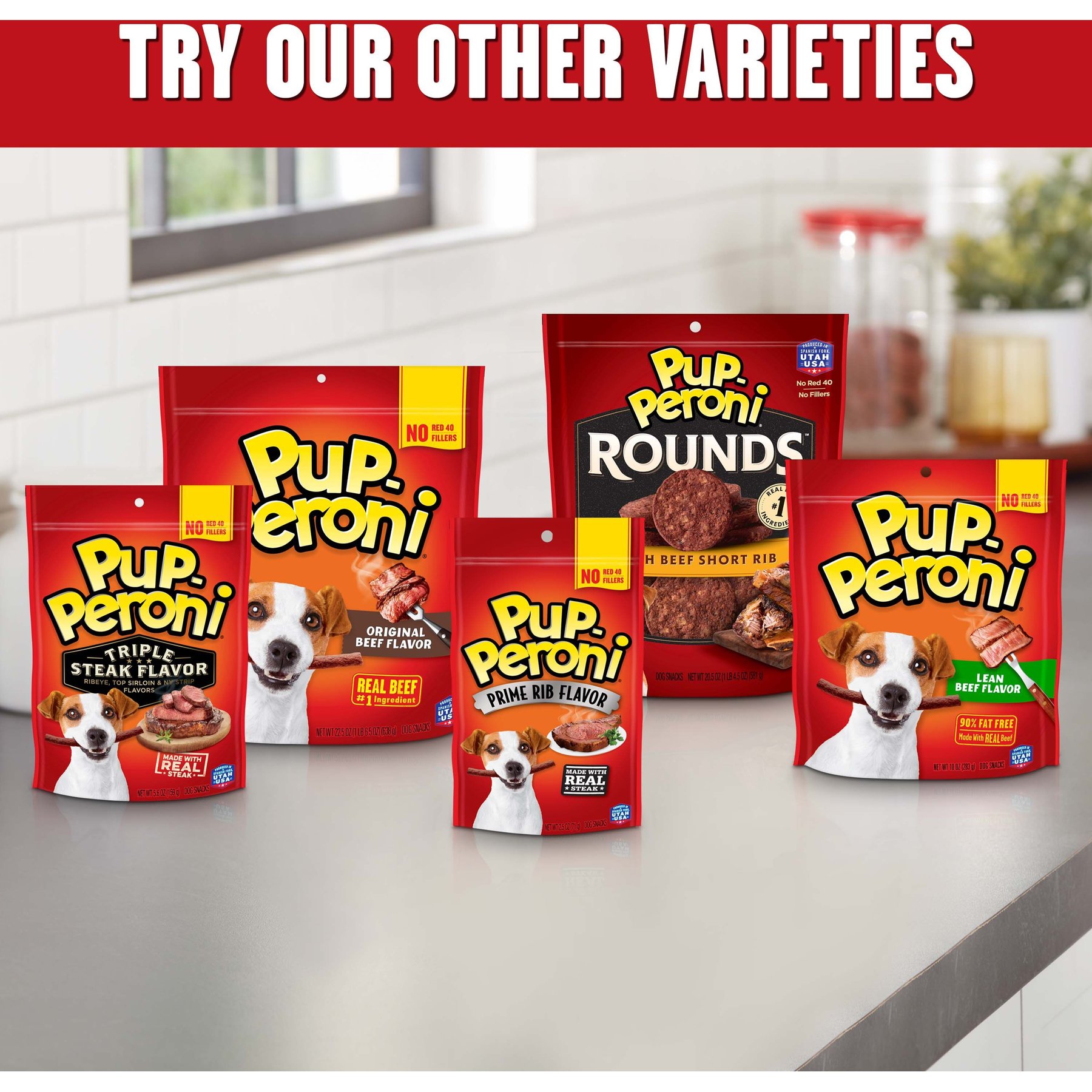 Pup-Peroni Rounds Beef Brisket Dog Treats
