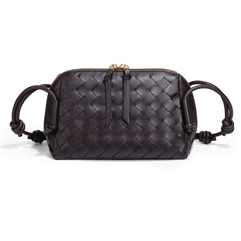 New Knitted Camera Cross Shoulder Handbag Knot Zipper Large Capacity Small Square Bag For Bags Handbags Women Designer