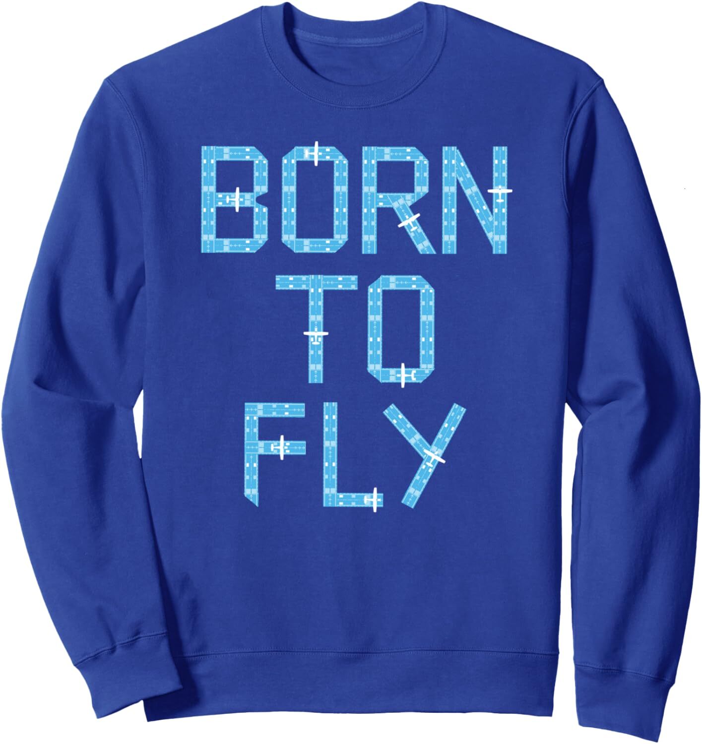 Long Sleeve Shirts for Men sweatshirt Funny Born To Fly Private Pilot Runway Gift Tee Sweatshirt T shirt Tee Streetwear Casual tops clothes