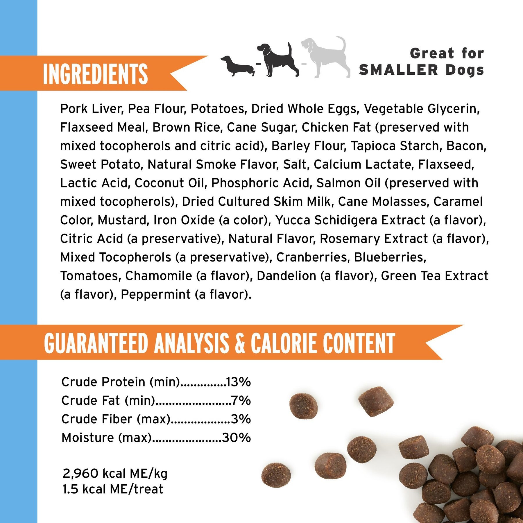 Pet Botanics Mini Training Reward Bacon Flavor Dog Treats