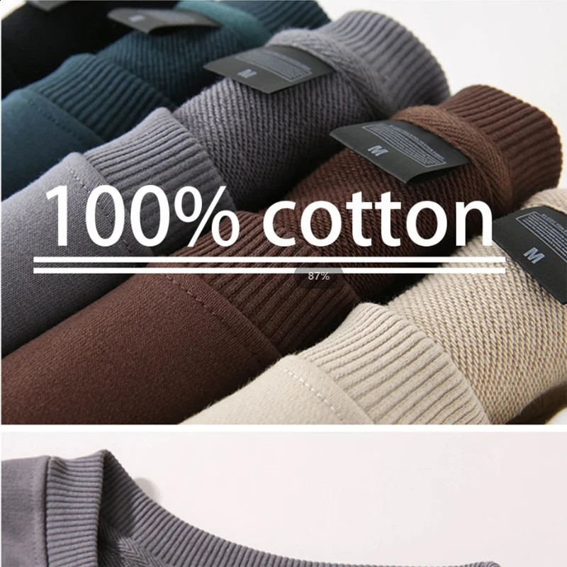 Autumn/Winter High Quality Letter Printed O-Neck Cotton Casual Hoodie Men Women Long Sweatshirts Sleeve Men Tracksuit Clothing 241121