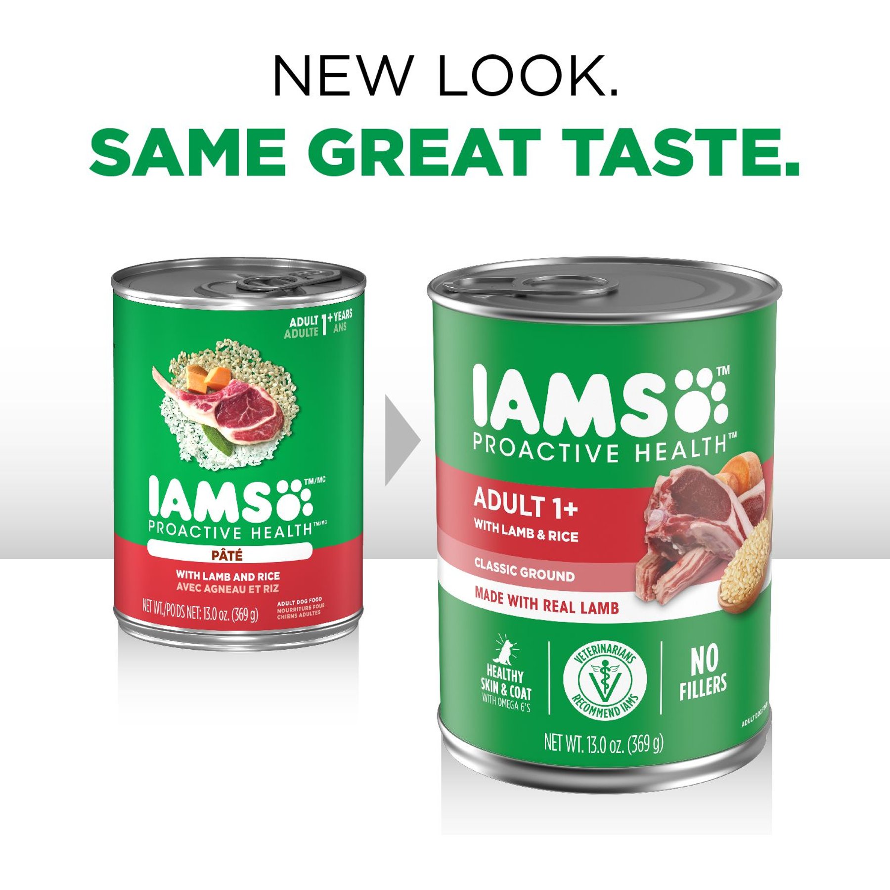 Iams ProActive Health Classic Ground with Lamb & Whole Grain Rice Adult Canned Wet Dog Food