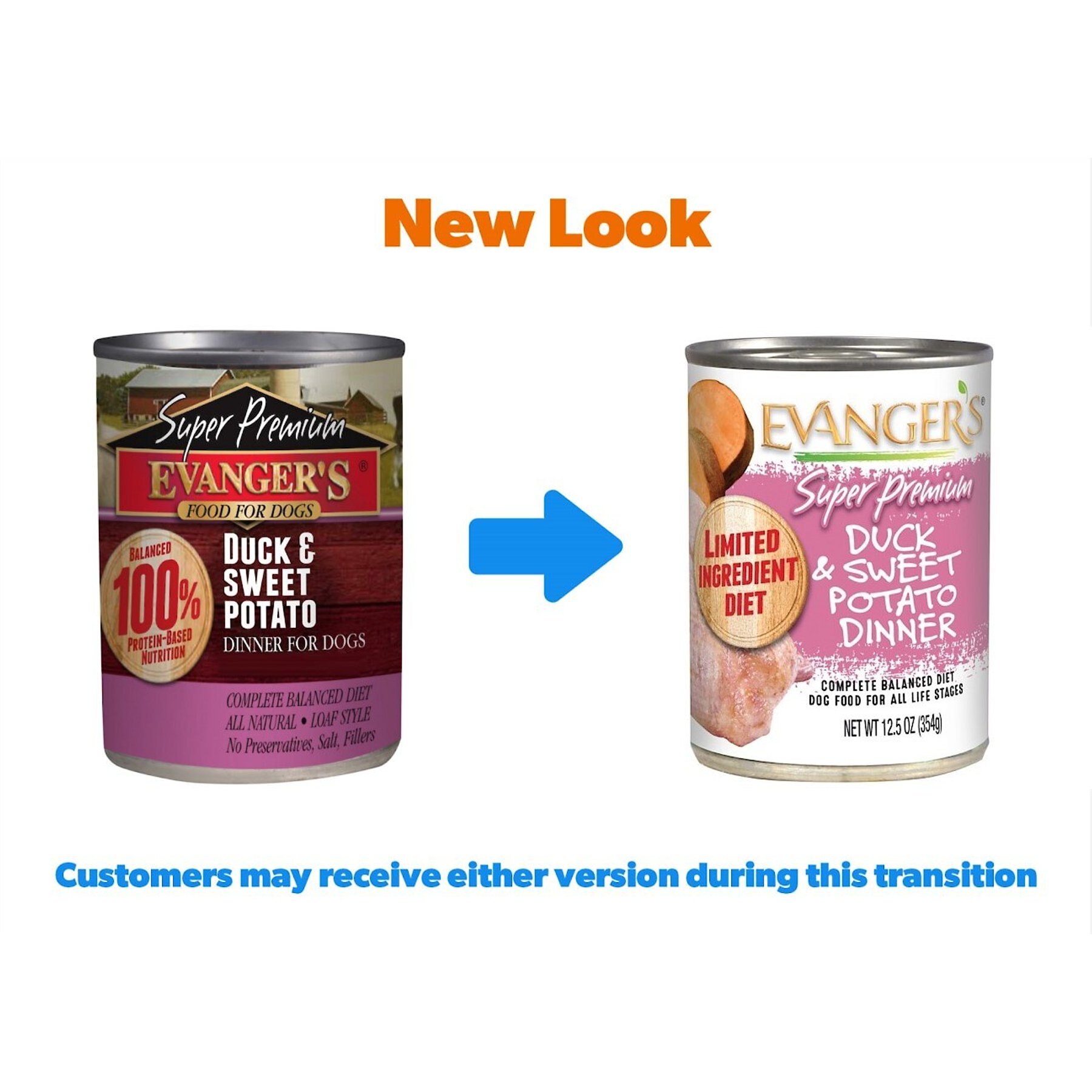 Evanger's Super Premium Duck & Sweet Potato Dinner Canned Dog Food