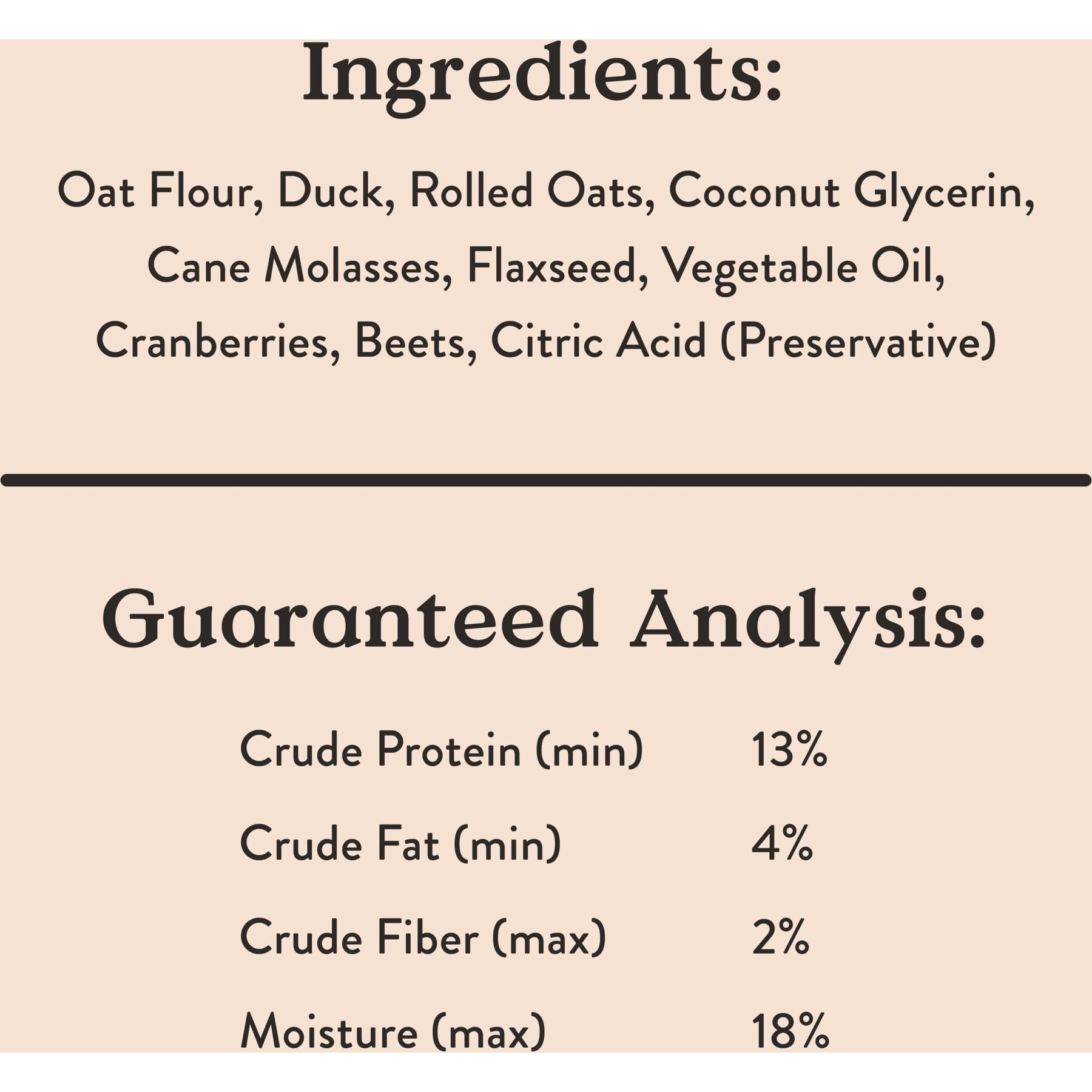Bocce's Bakery Soft & Chewy Duck Recipe Dog Treats
