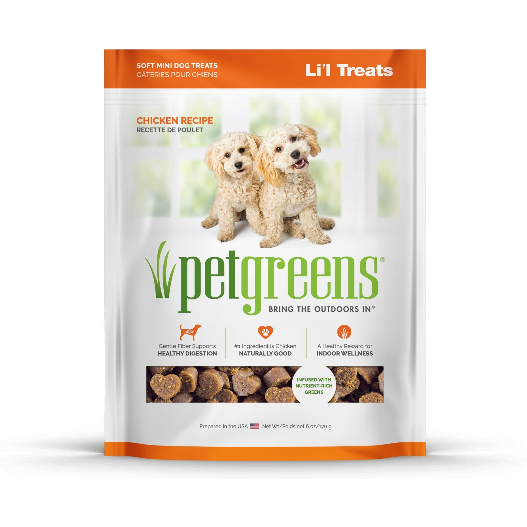 Pet Greens Roasted Chicken Semi-Moist Li'l Dog Treats