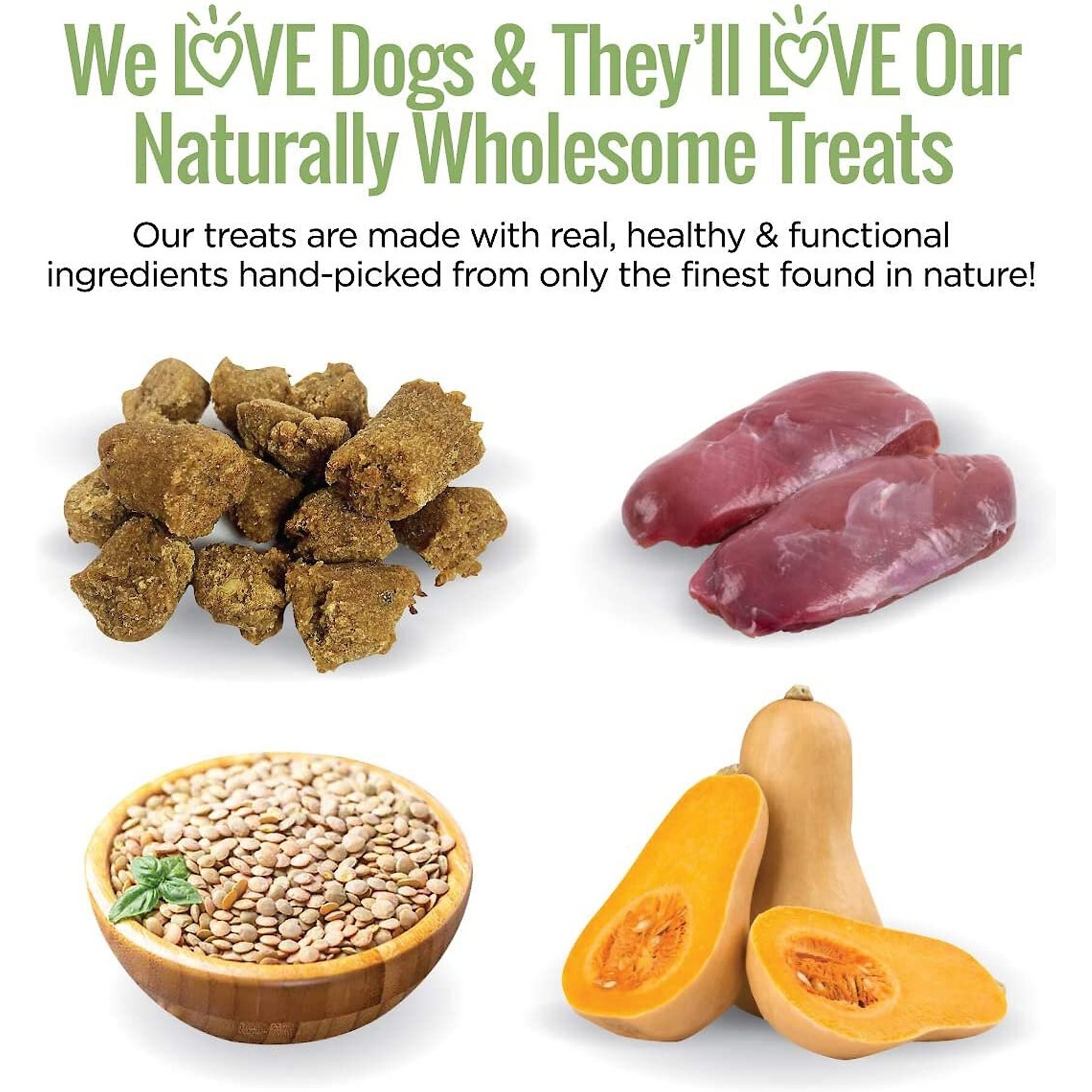 Smart Cookie Barkery Great Lakes Duck & Squash Dog Treats, 5-oz bag