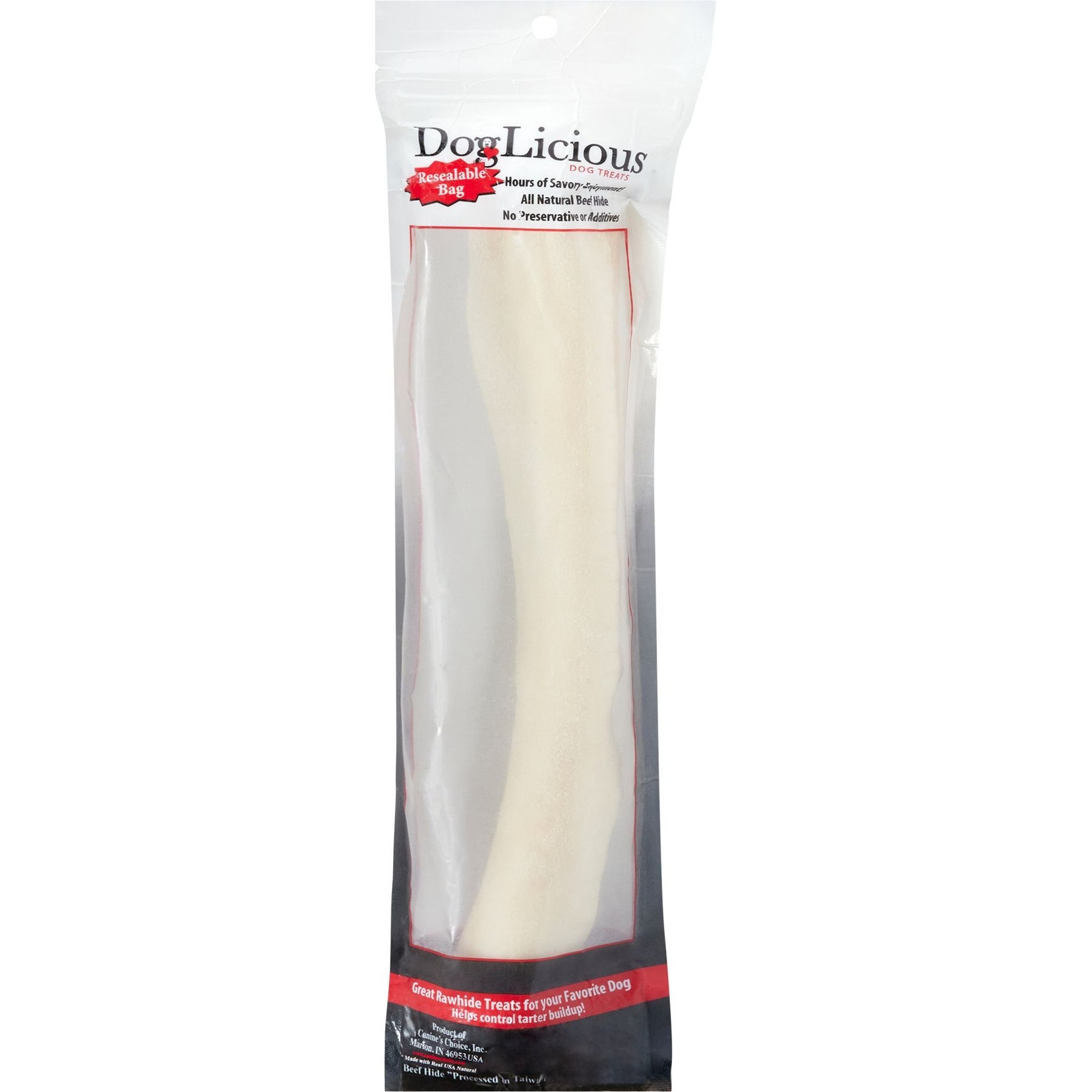Canine's Choice DogLicious 10" Retriever Roll Rawhide Dog Treat