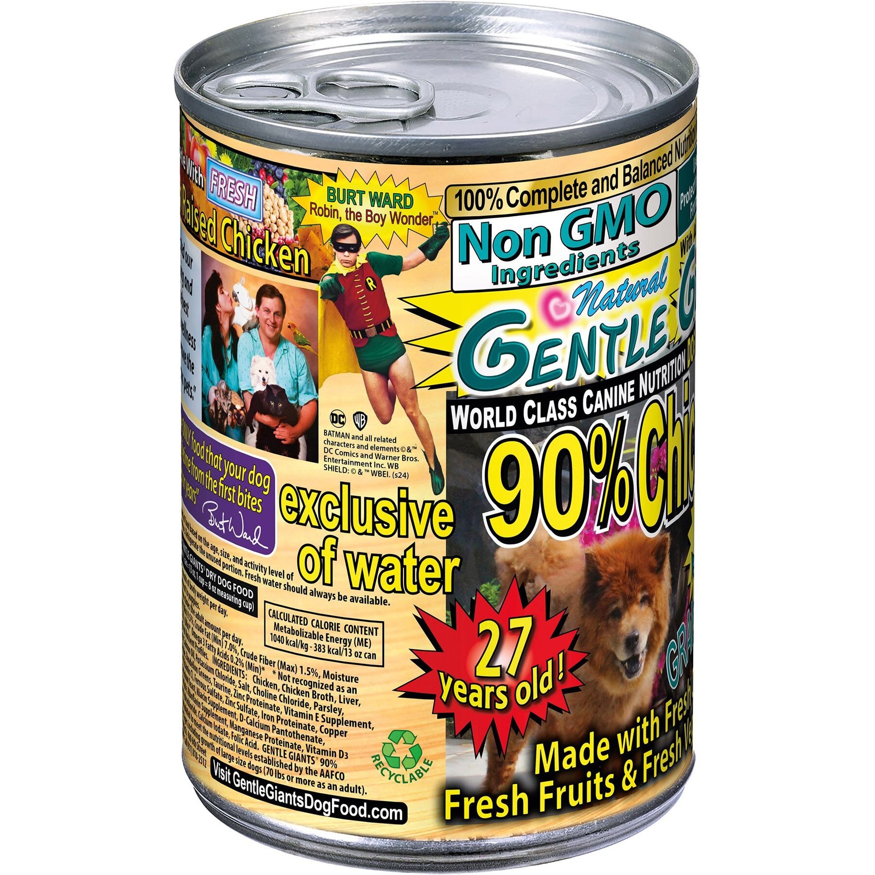 Gentle Giants Natural Non-GMO Puppy Grain-Free Chicken Wet Dog Food
