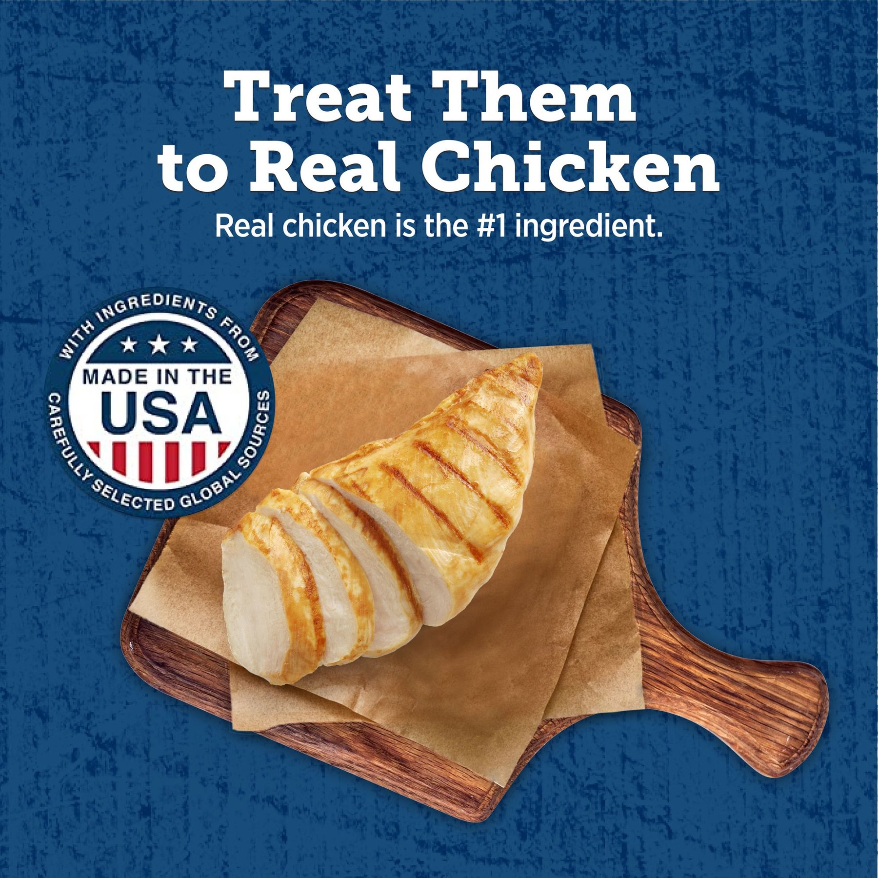 Blue Buffalo True Chews Natural Chicken & Bacon Dog Treats