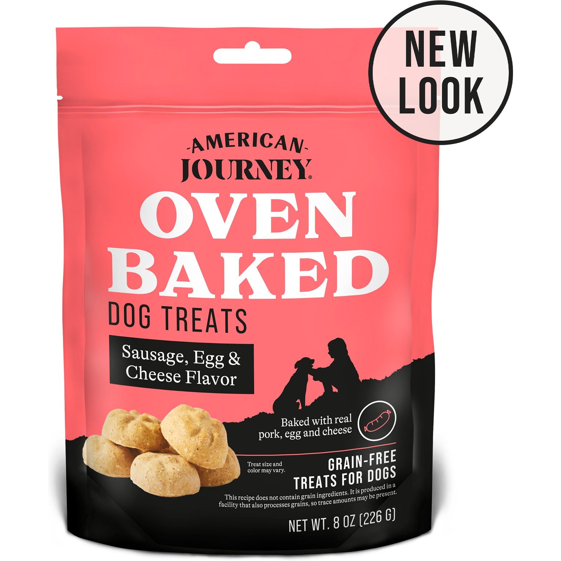 American Journey Sausage, Egg & Cheese Flavor Grain-Free Oven Baked Crunchy Biscuit Dog Treats