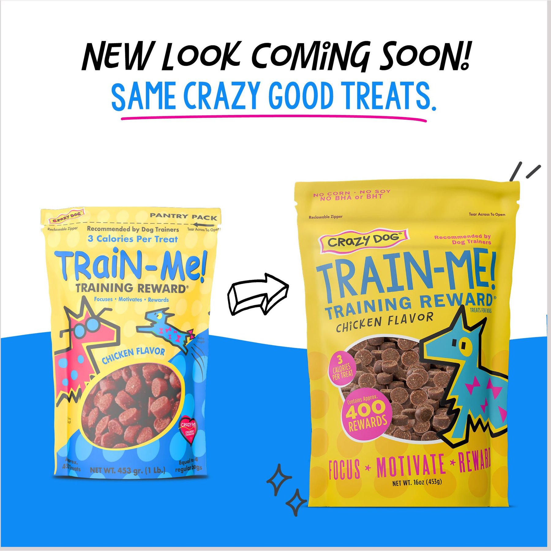 Crazy Dog Train-Me! Chicken Flavor Dog Treats