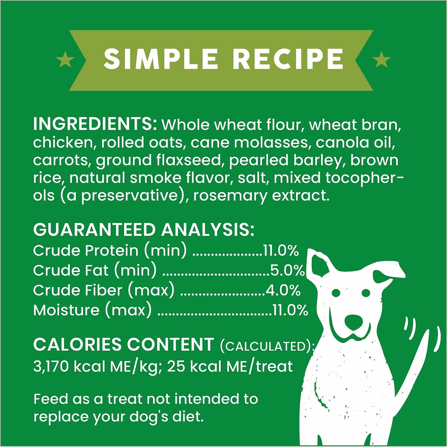 Cloud Star Wag More Bark Less Oats & Grains Biscuits with Chicken & Carrots Dog Treats