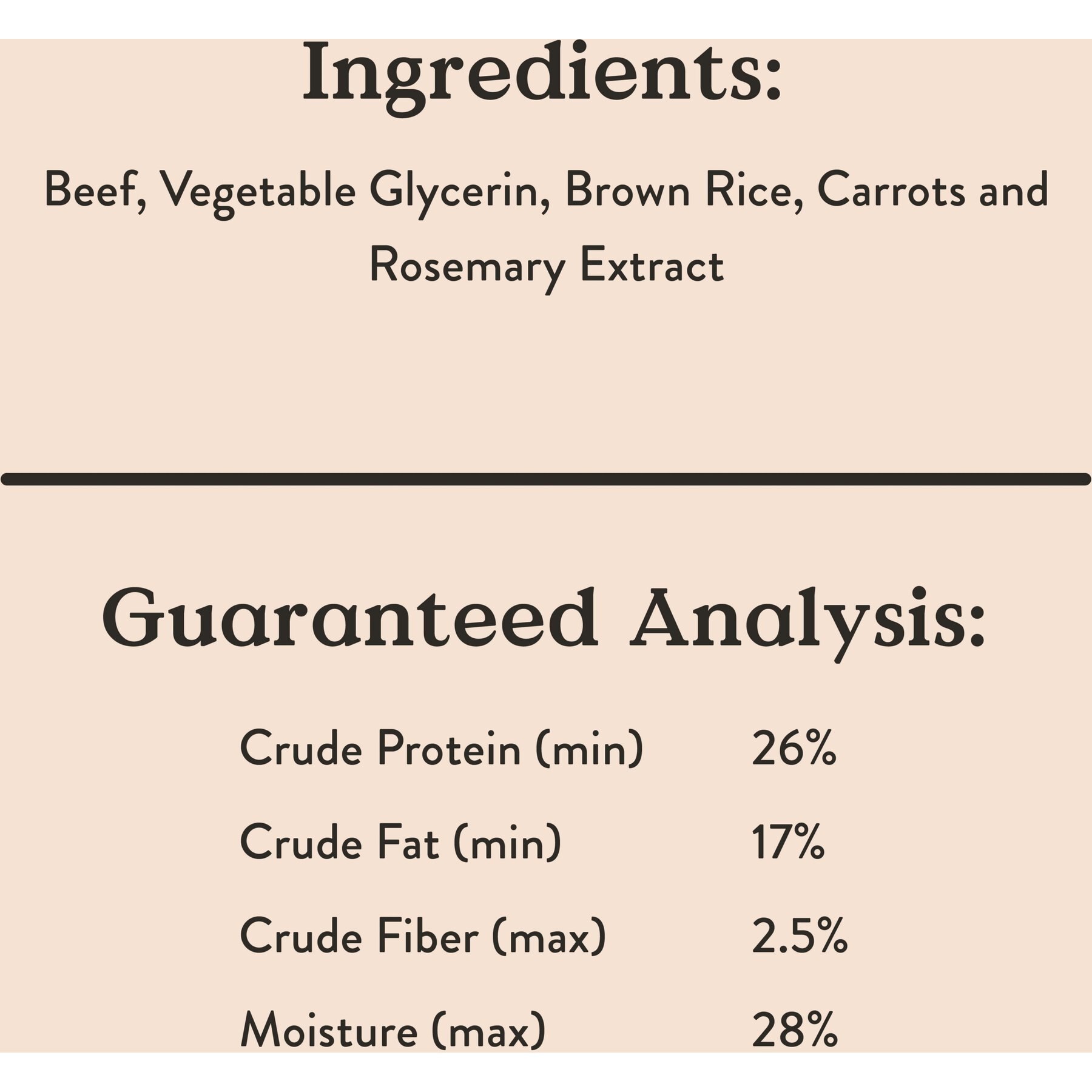 Bocce's Bakery Grazers Beef Jerky Dog Treats, 4-oz pouch