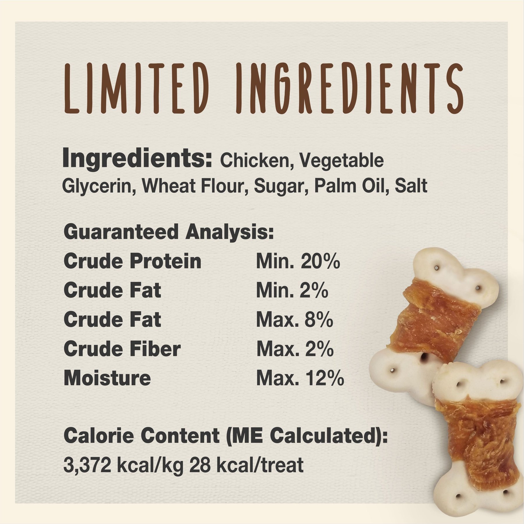 Cadet Gourmet Chicken Wrapped Biscuit Dog Treats, 14-oz