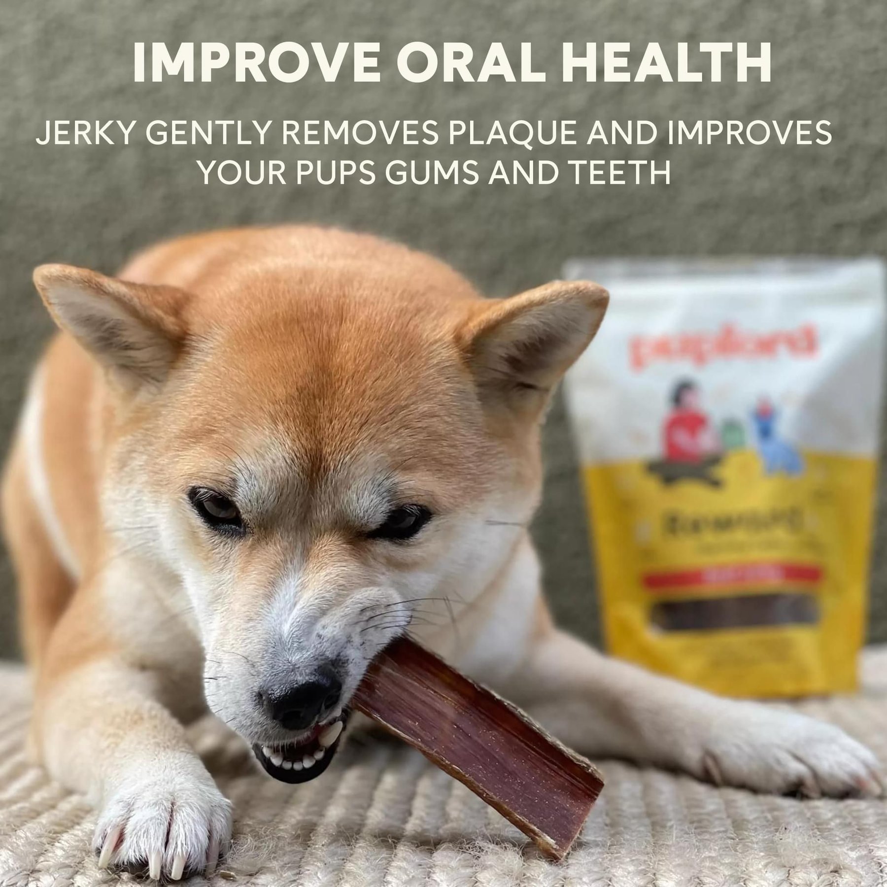 Pupford Beef High-Protein Jerky Dog Treats