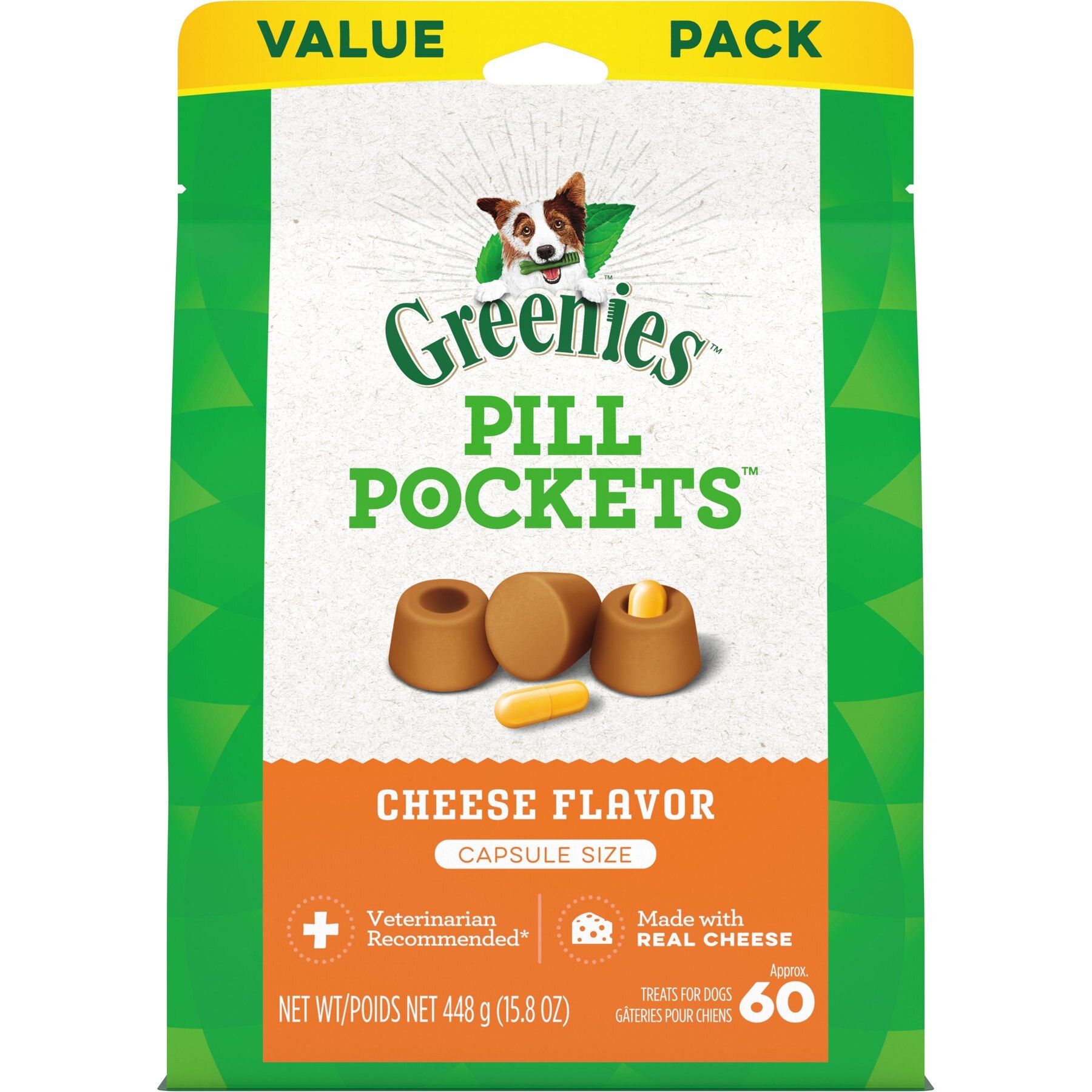 Greenies Pill Pockets Cheese Flavor Dog Treats