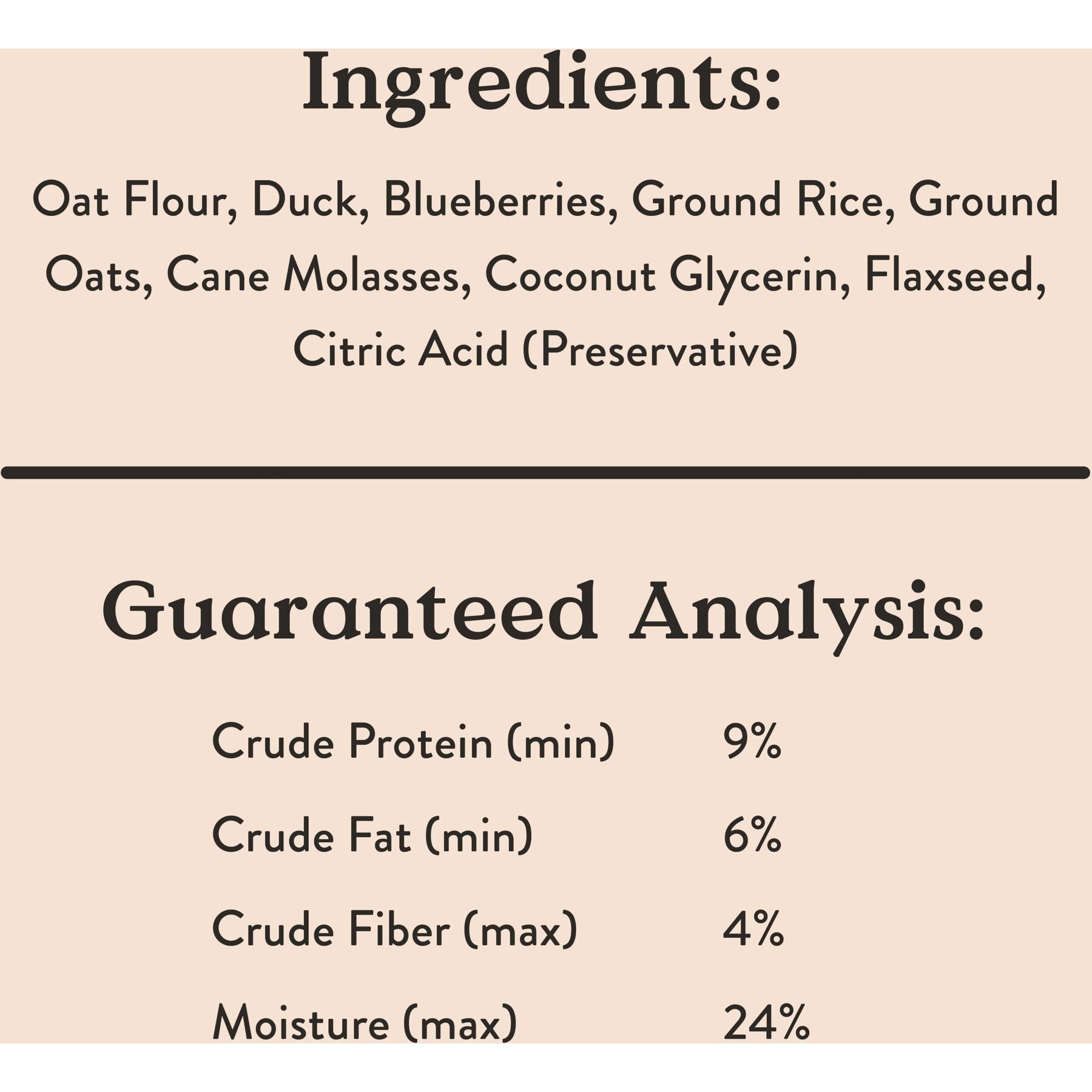 Bocce's Bakery Quack Quack Quack Duck & Blueberry Recipe Training Bites Dog Treats