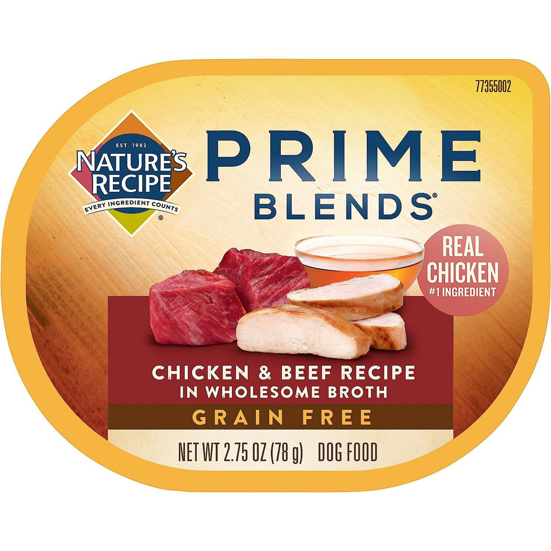 Nature's Recipe Chicken & Beef Recipe in Savory Broth Grain-Free Wet Dog Food
