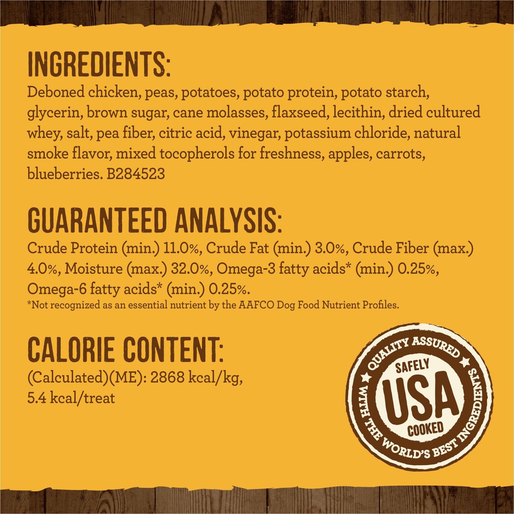 Merrick Power Bites Real Chicken Recipe Grain-Free Soft & Chewy Dog Treats