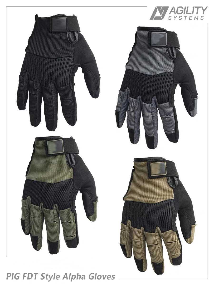 PIG FDT style Alpha tactical gloves used for outdoor camping and cycling breathable lightweight anti slip touch screenW241120