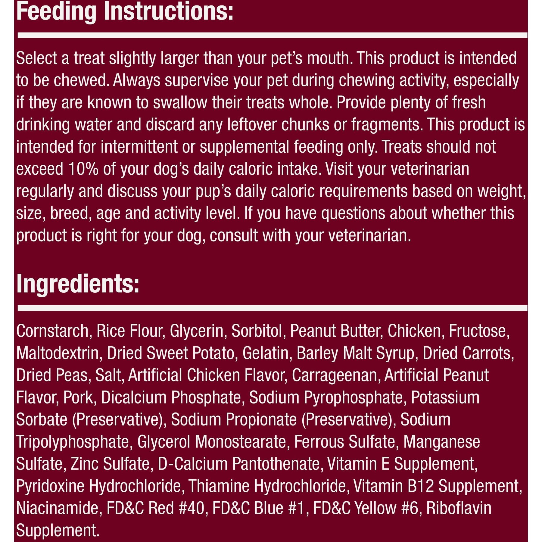SmartBones Stuffed Twistz Peanut Butter Chews Dog Treats