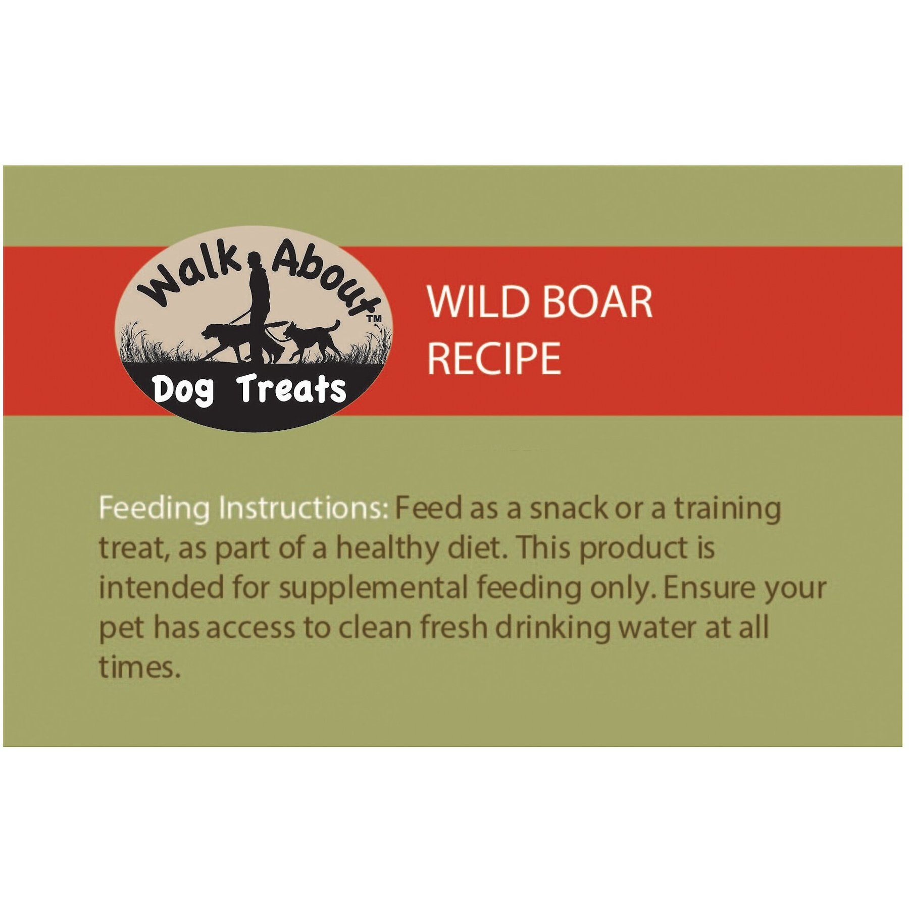 Walk About Wild Boar with Apple Grain-Free Jerky Dog Treats, 5.5-oz bag