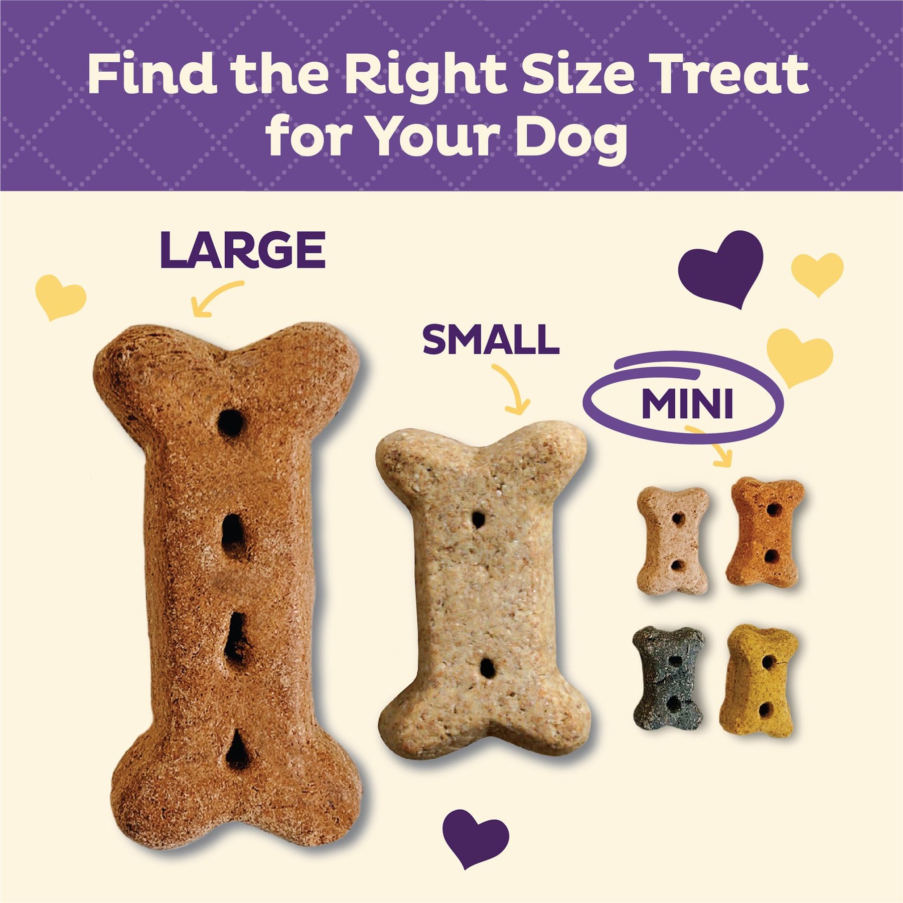 Old Mother Hubbard by Wellness Classic P-Nuttier 'N Nanners Grain-Free Mini Oven-Baked Biscuits Dog Treats
