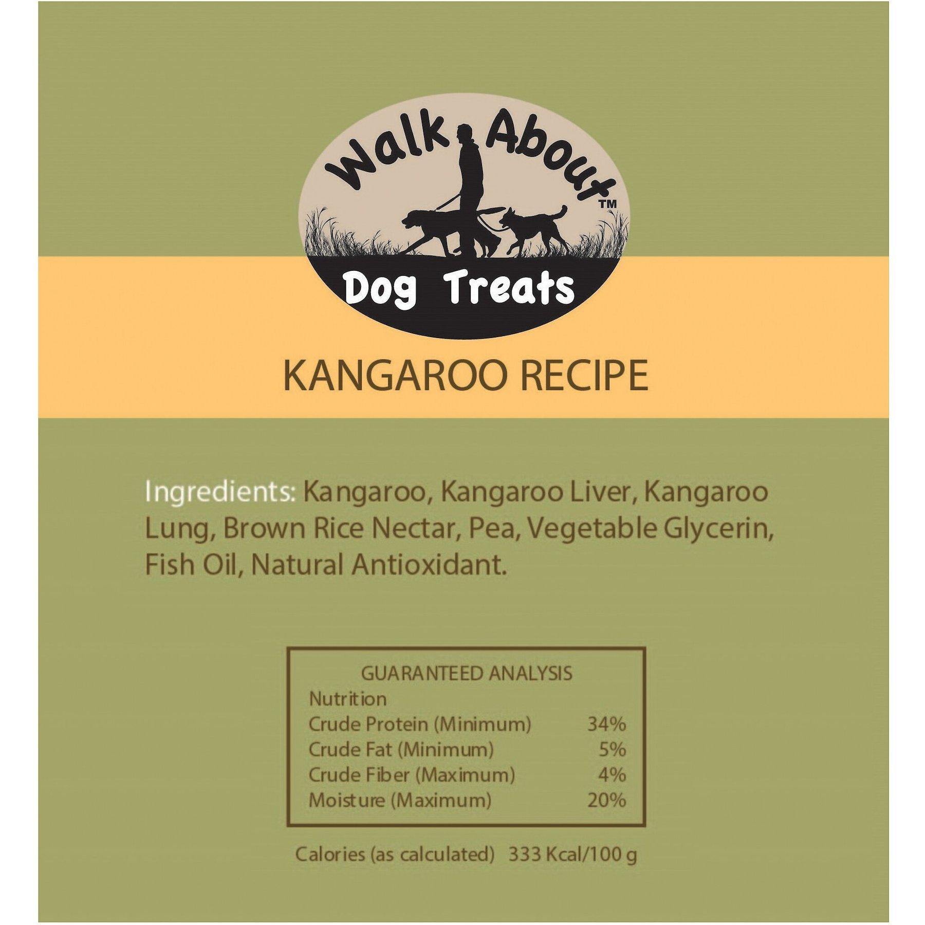 Walk About Kangaroo Grain-Free Jerky Dog Treats, 5.5-oz bag