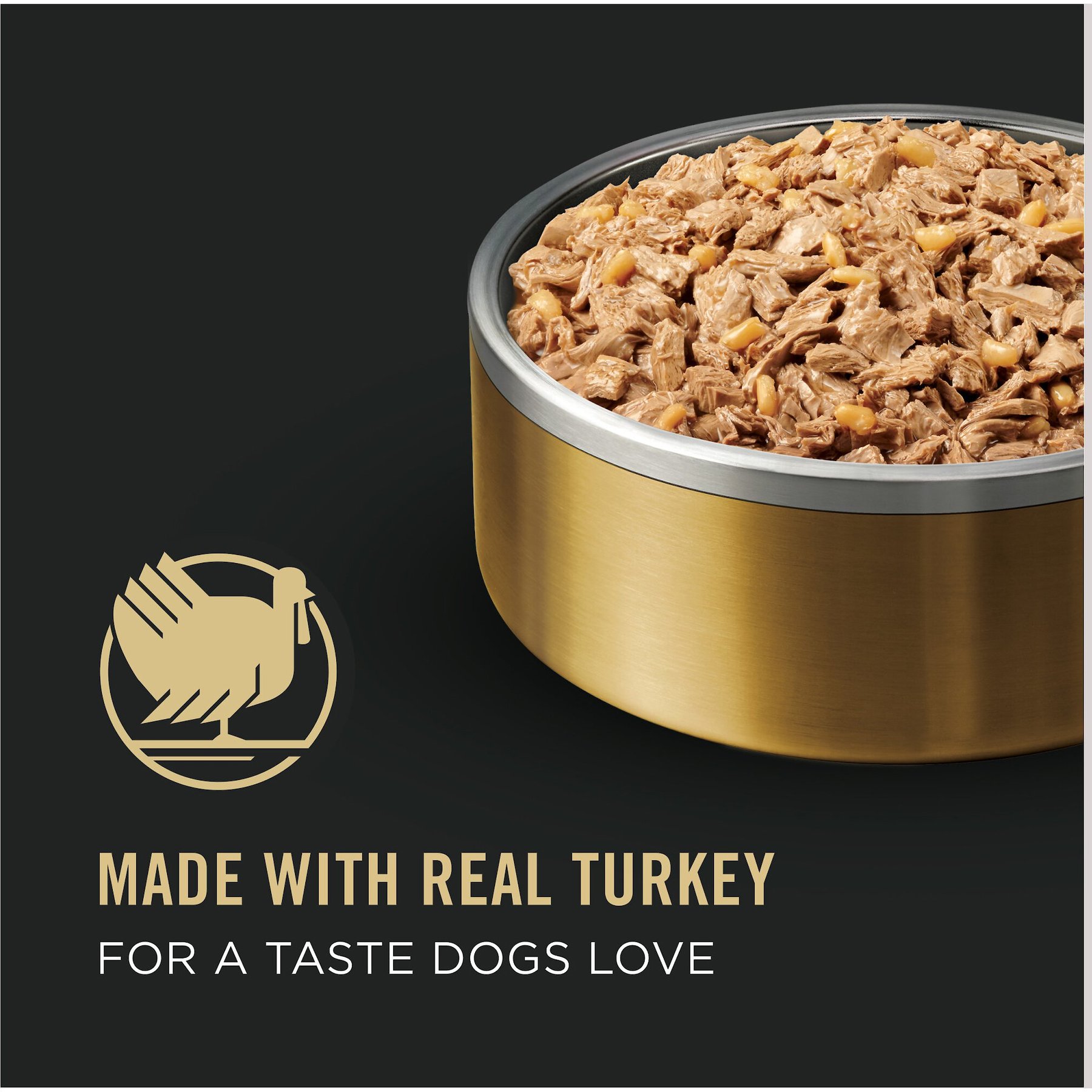 Purina Pro Plan Bright Mind Senior Adult 7+ Turkey & Brown Rice Entree Wet Dog Food