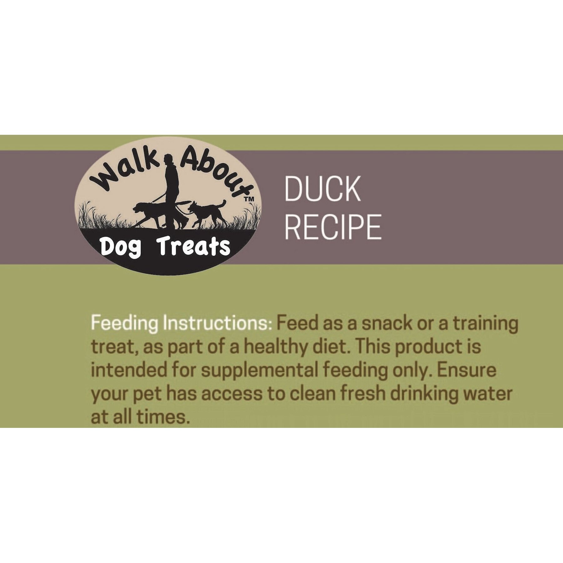 Walk About Duck Grain-Free Jerky Dog Treats