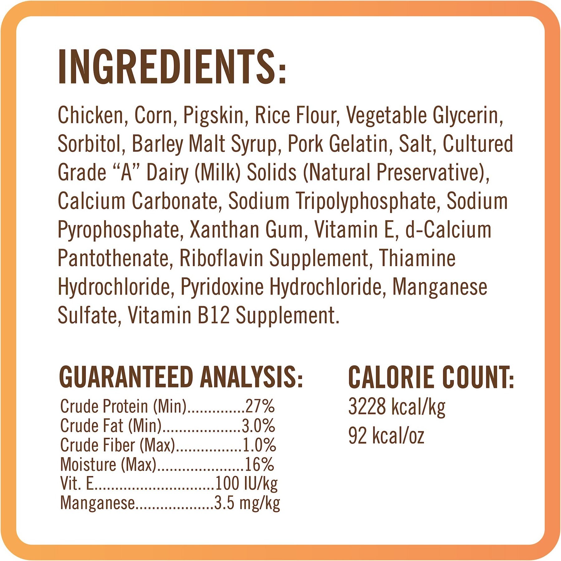 Nutri Chomps Advanced 6" Chicken Twists Dog Treats, 4 count