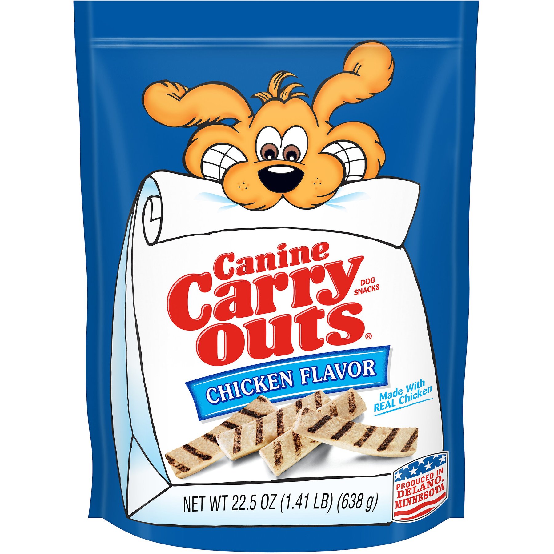 Canine Carry Outs Chicken Flavor Dog Treats