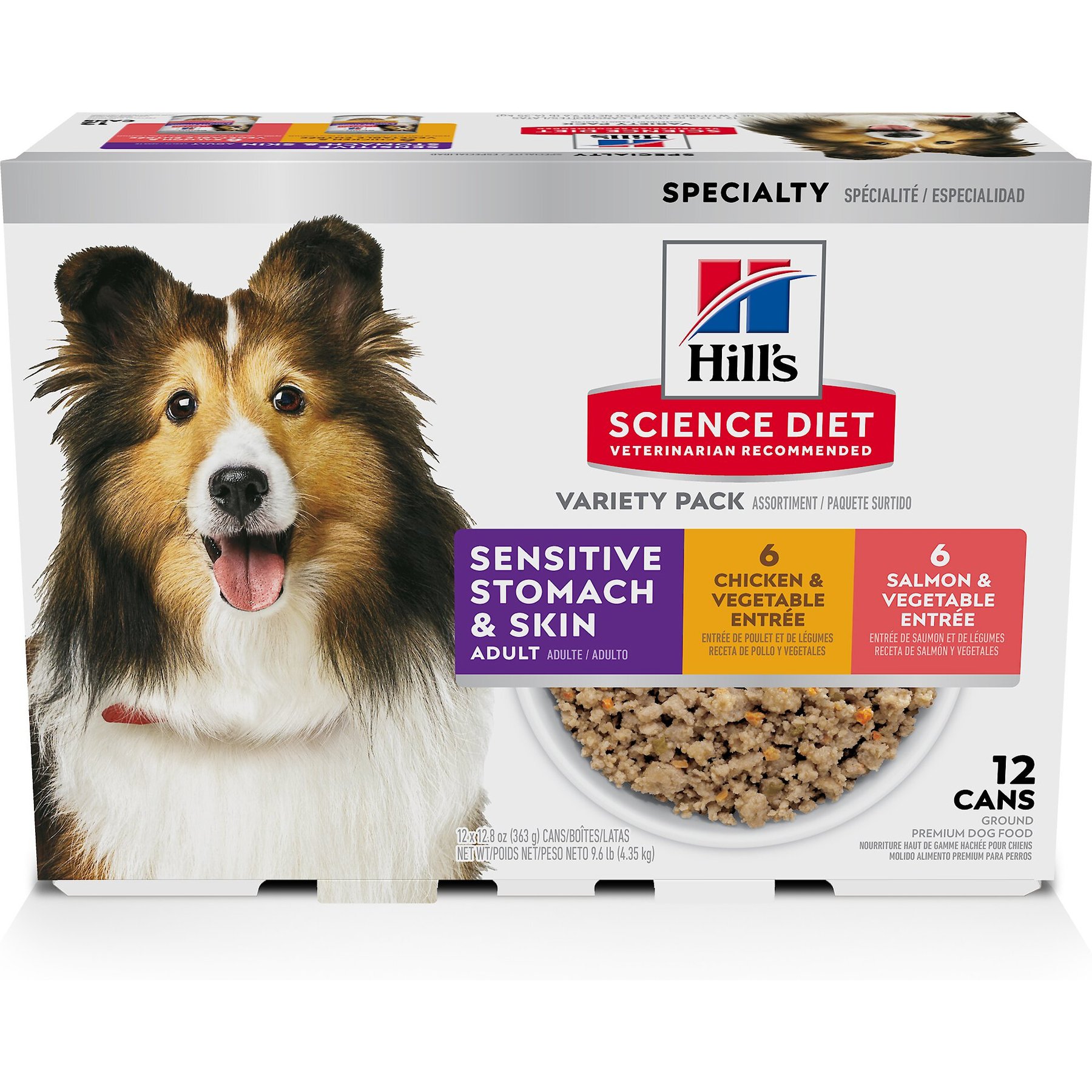 Hill's Science Diet Sensitive Stomach & Sensitive Skin Variety Pack Adult Canned Dog Food