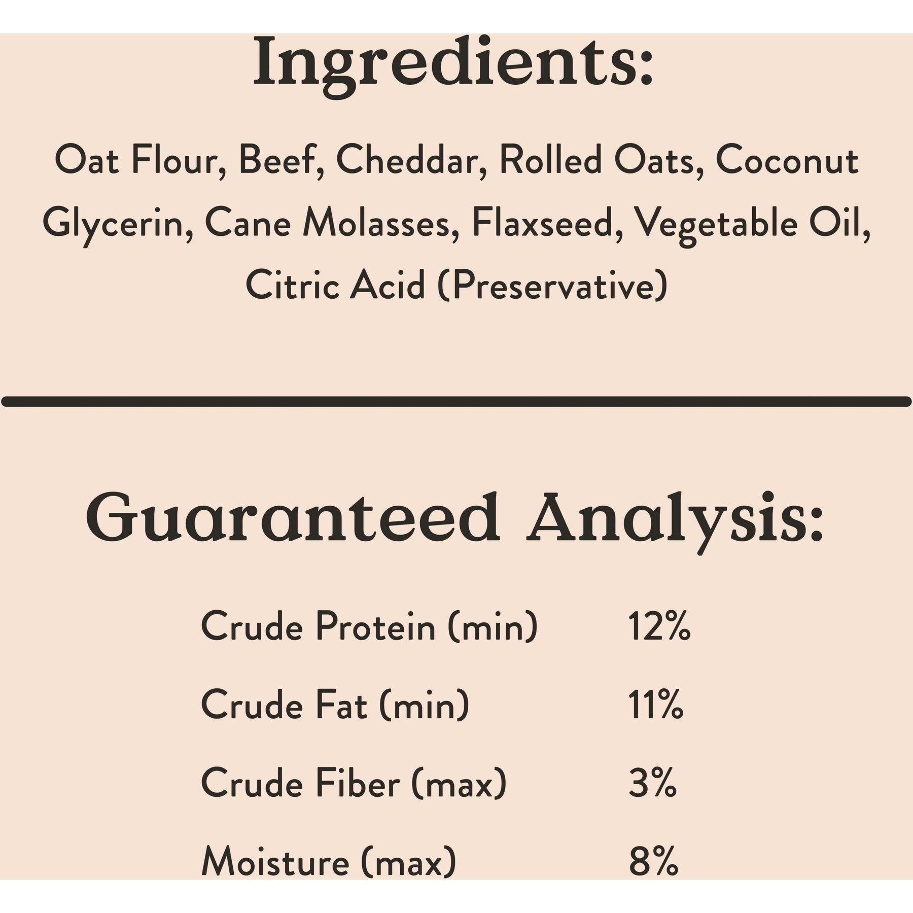 Bocce's Bakery Say Moo Beef & Cheddar Recipe Soft & Chewy Dog Treats