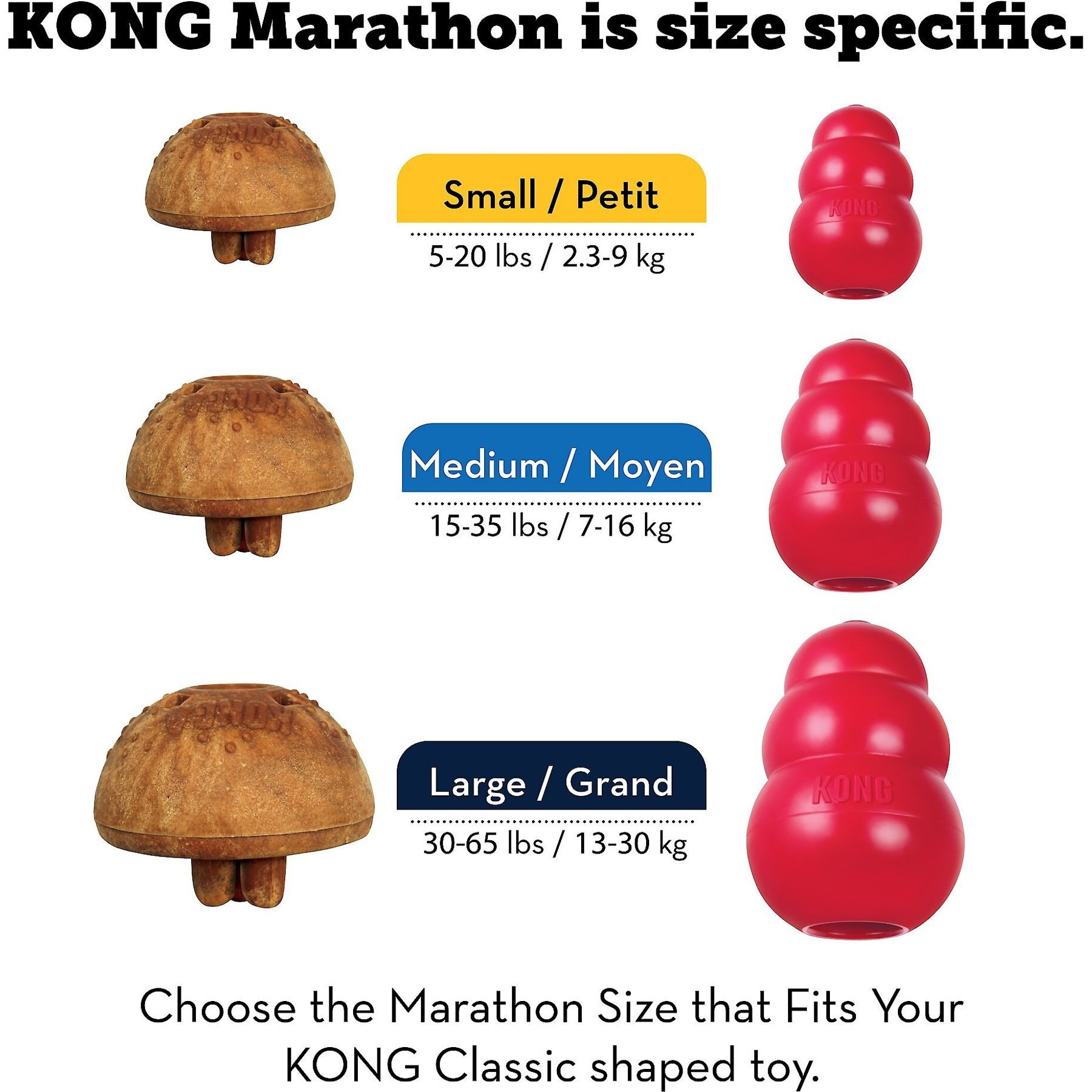 KONG Marathon Chicken Recipe Grain-Free Dog Medium Chew Treats, 2 count