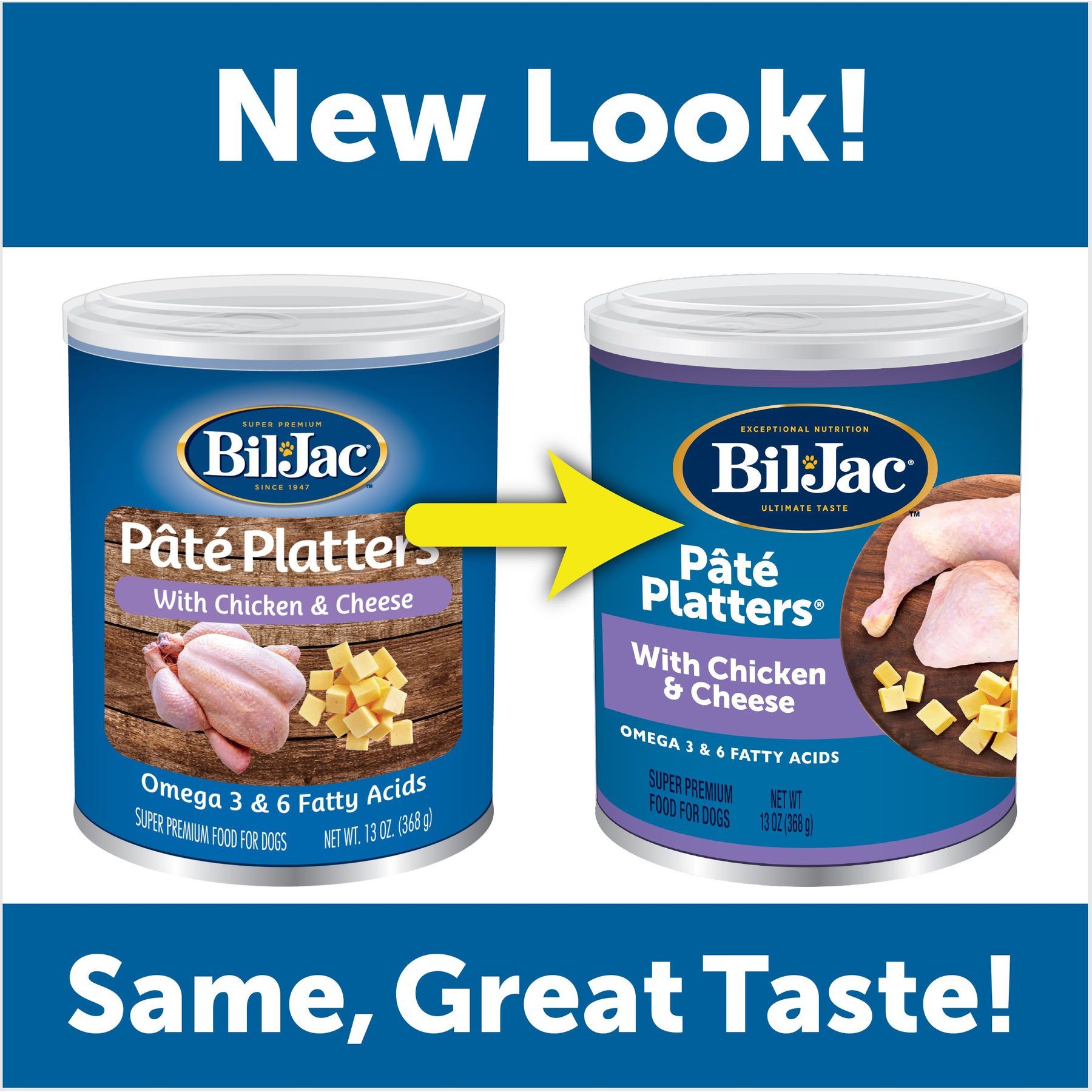 Bil-Jac Pate Platters with Chicken & Cheese Canned Dog Food