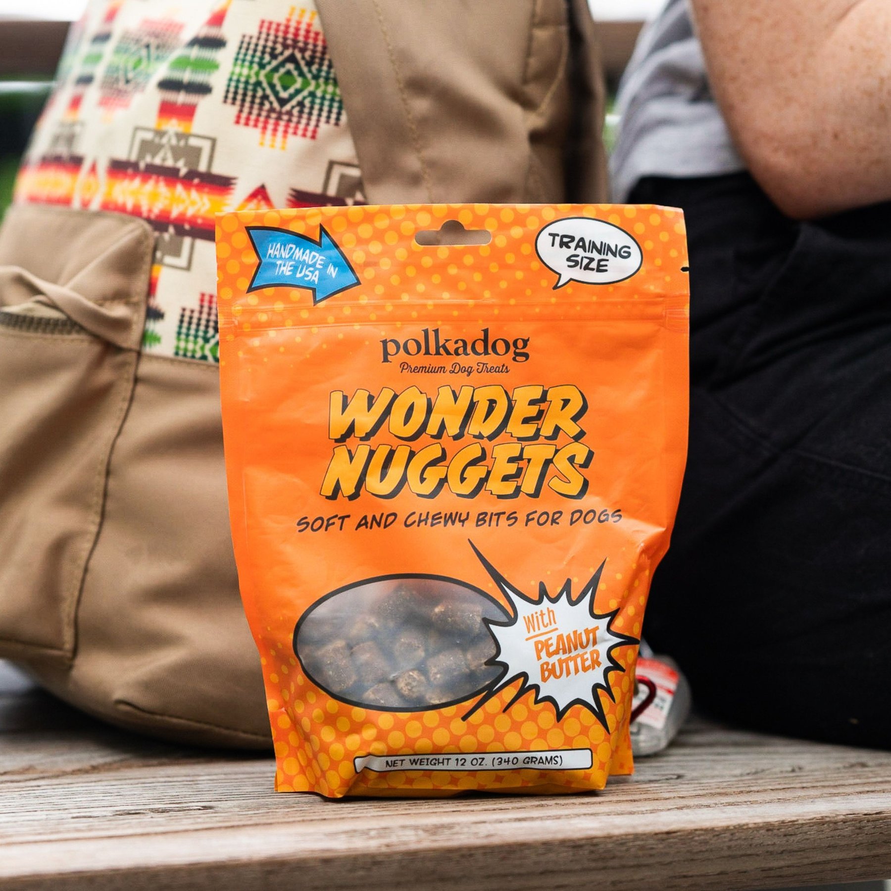 Polkadog Wonder Nuggets Peanut Butter Flavor Soft & Chewy Dog Treats